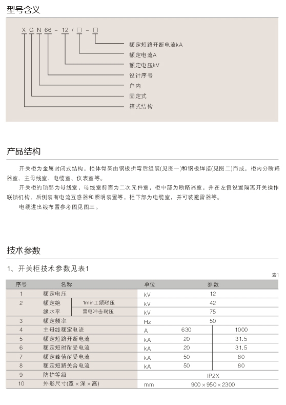 00028XGN66-12型铠装固定式交流金属封闭开关设备D.jpg